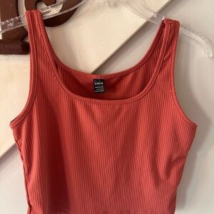 SHEIN Women's Ribbed Tank Top - Terracotta